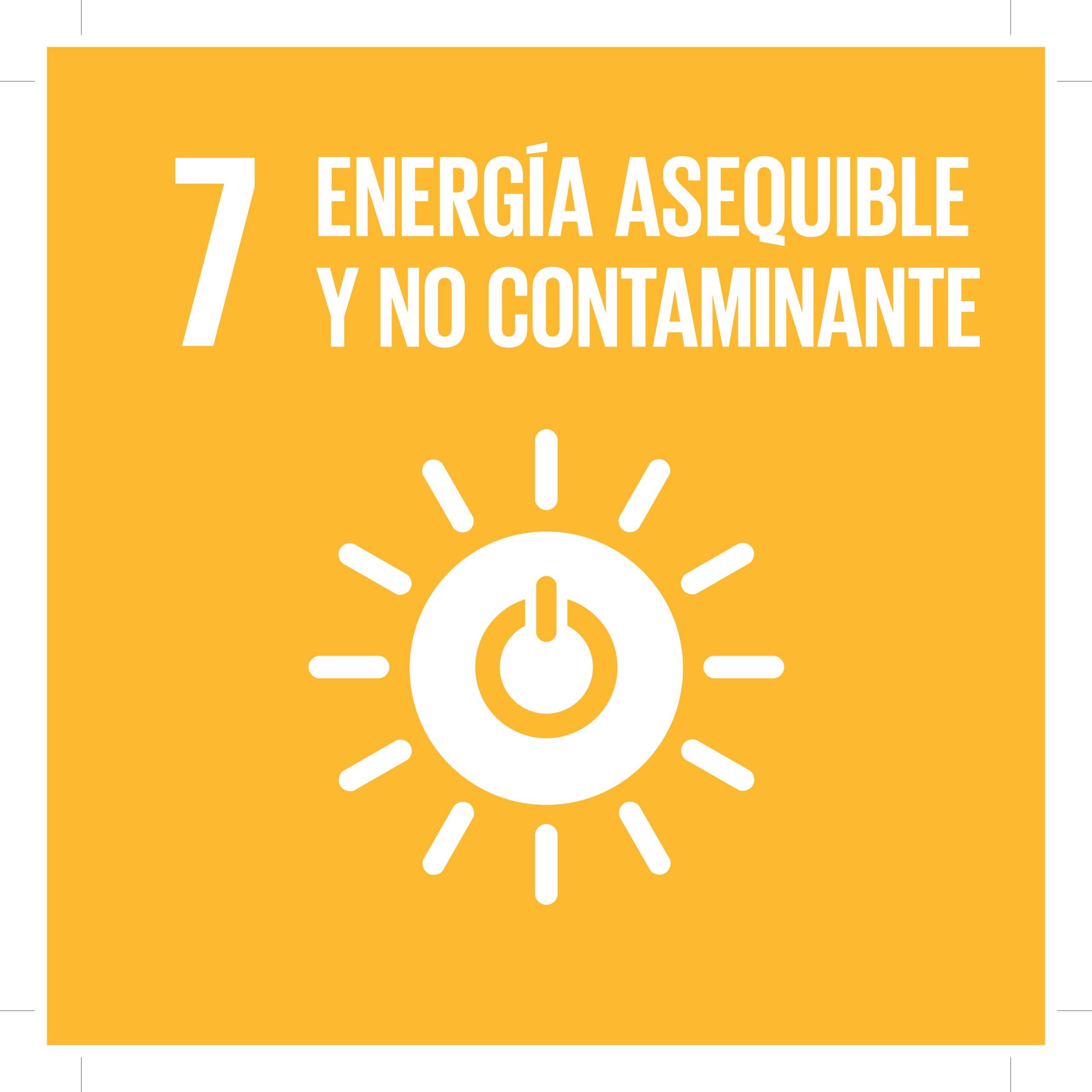 Objetivo ODS número 7: Energía asequible y no contaminante