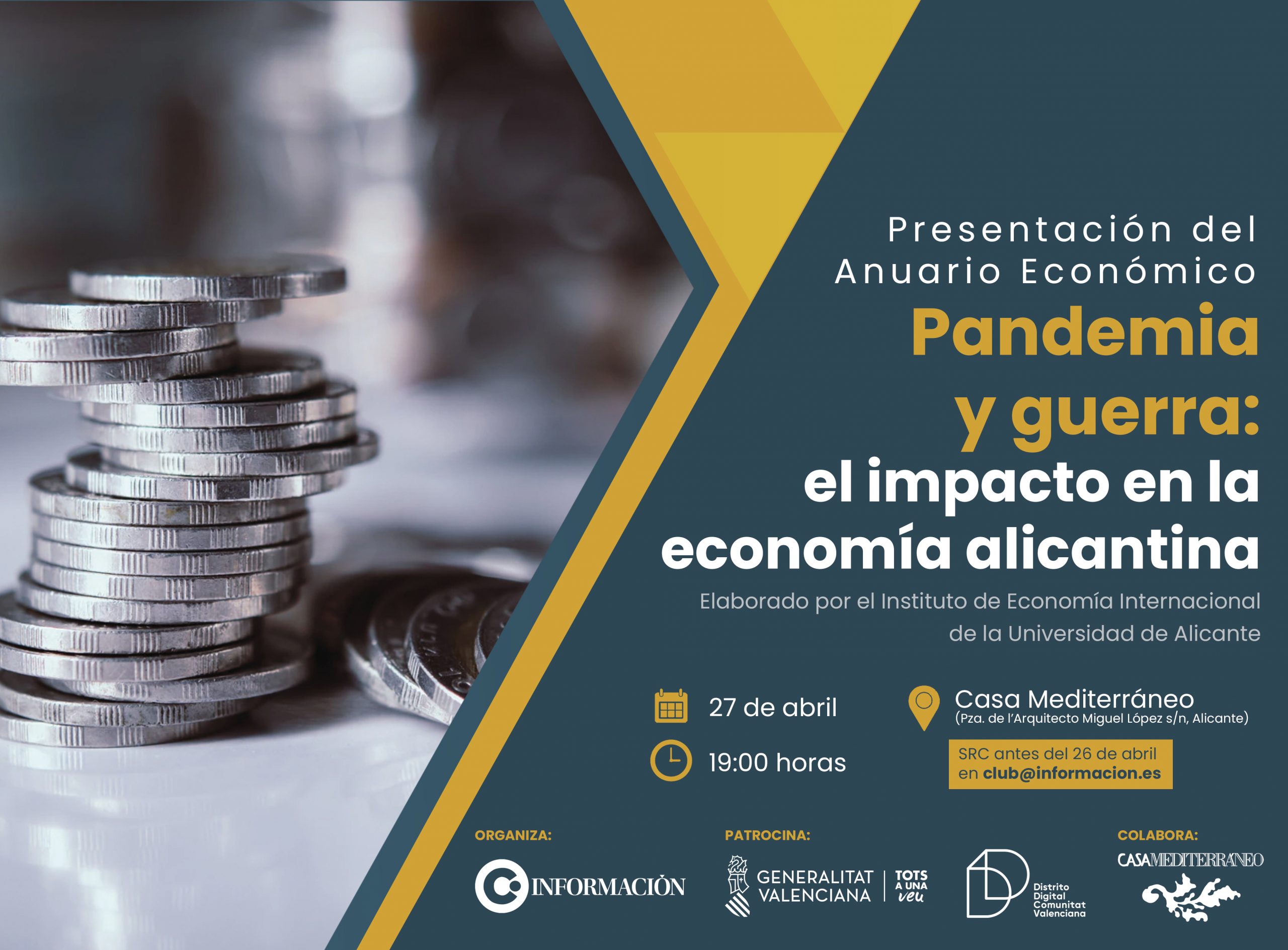 PRESENTACIÓN DEL ANUARIO ECONÓMICO – Pandemia y guerra: el impacto en la economía alicantina