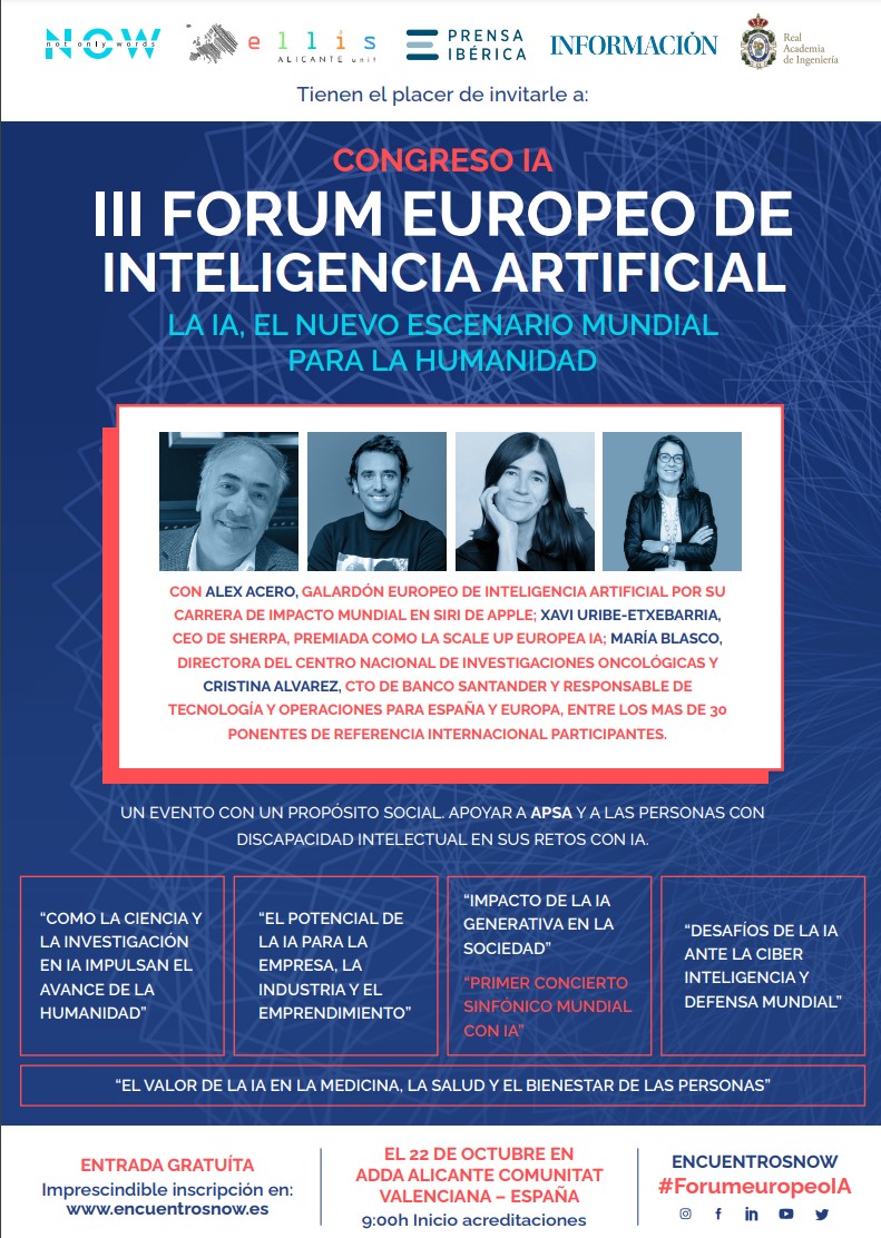 III FORUM EUROPEO DE INTELIGENCIA ARTIFICIAL