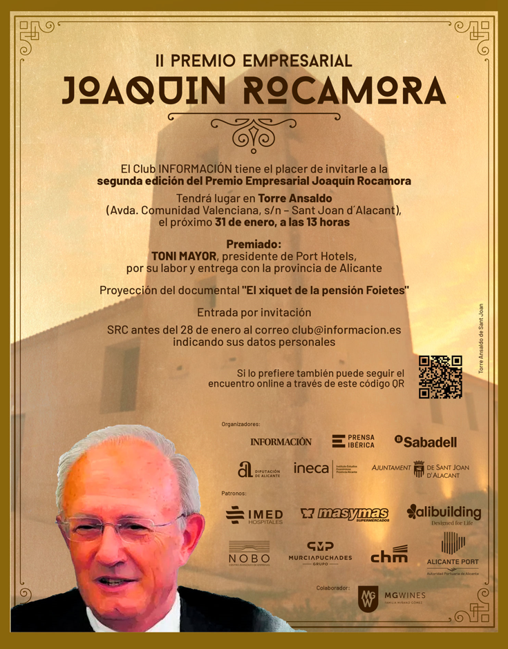 II EDICIÓN PREMIO JOAQUÍN ROCAMORA