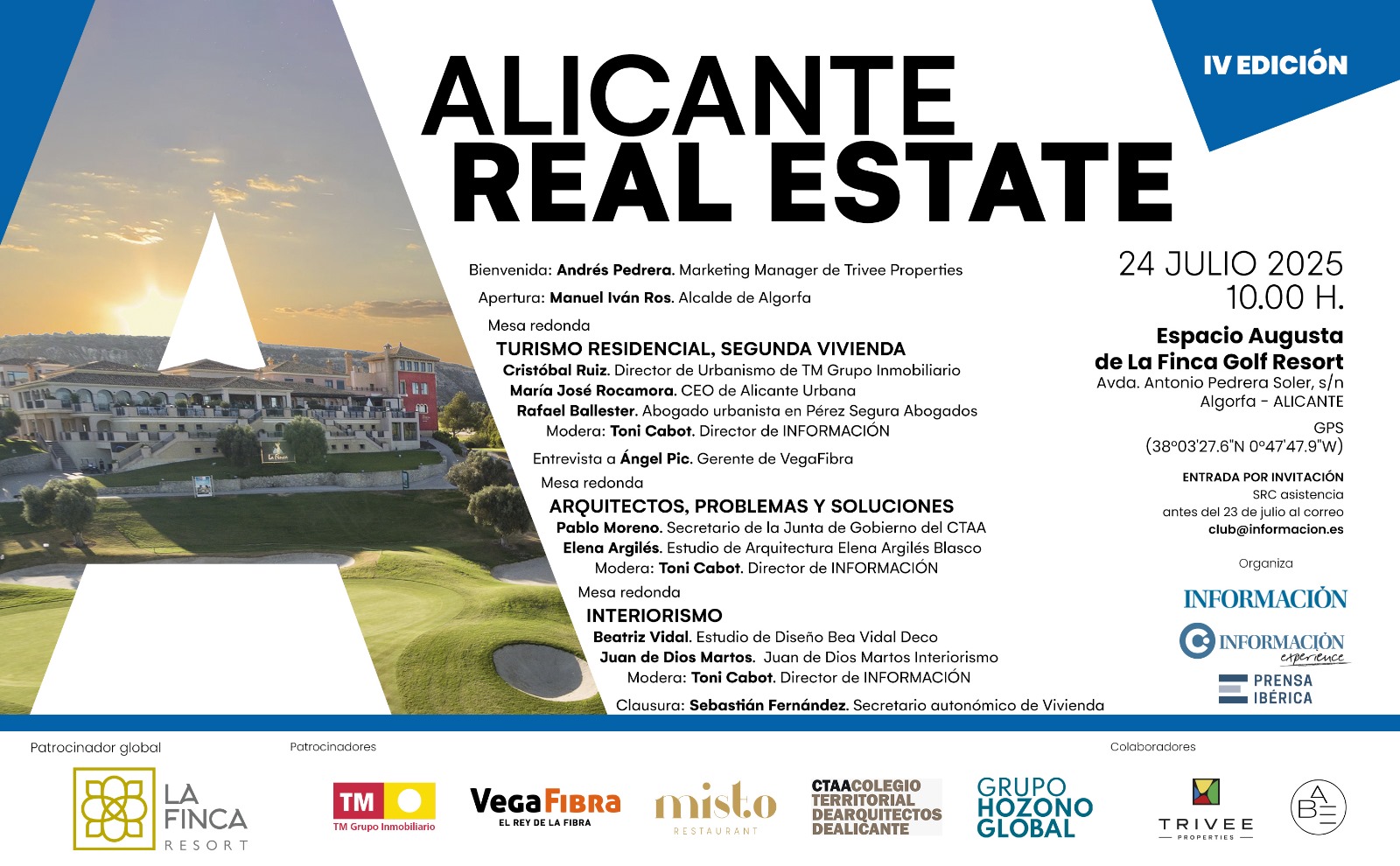 IV EDICIÓN ALICANTE REAL ESTATE 2025