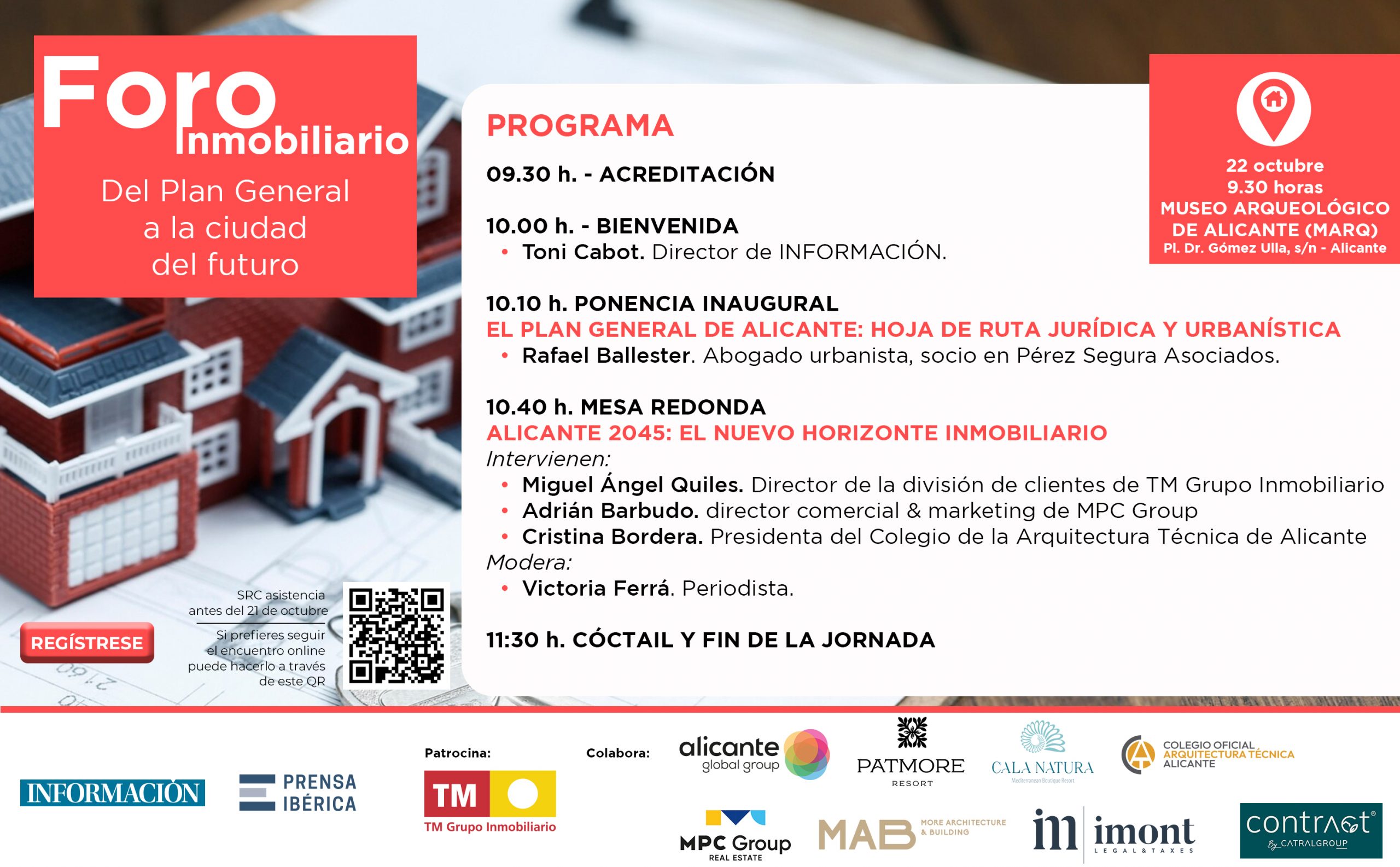 FORO INMOBILIARIO – Del Plan General a la ciudad del futuro
