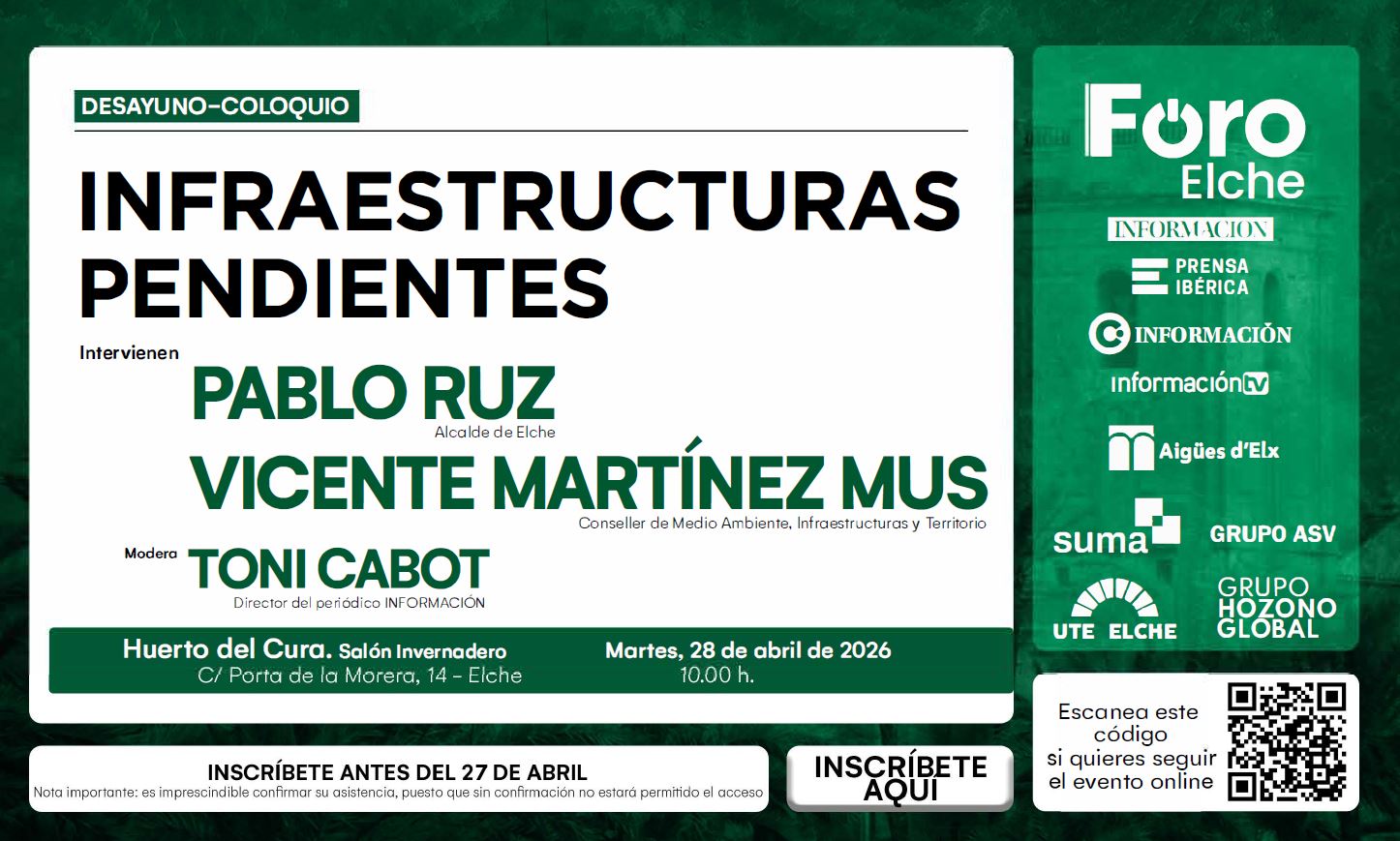 FORO ELCHE ABRIL 2026